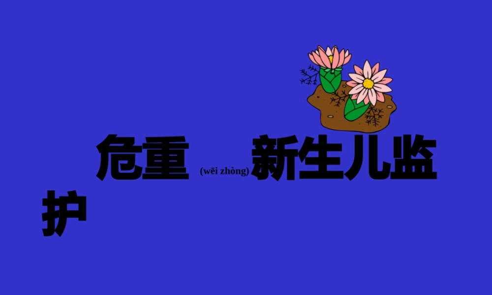 2022年医学专题—新生儿重症监护.ppt