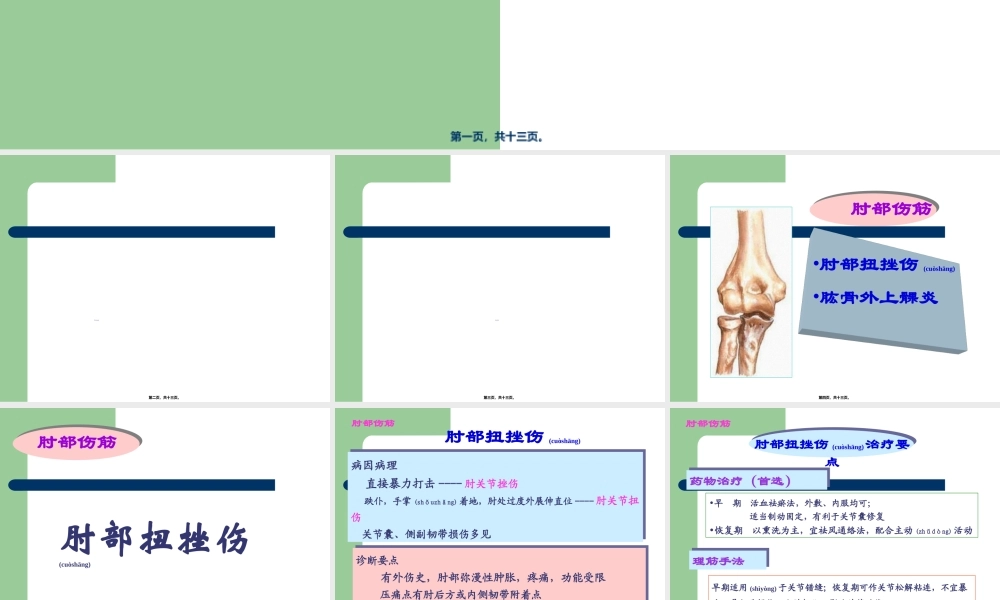 2022年医学专题—肘部筋伤.ppt