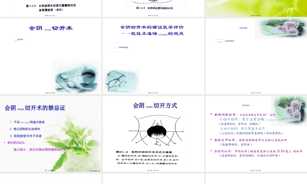 2022年医学专题—会阴切开缝合术ObGy(1).ppt