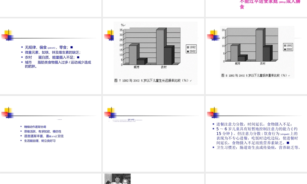 2022年医学专题—学龄前儿童营养与膳食精讲(1).ppt