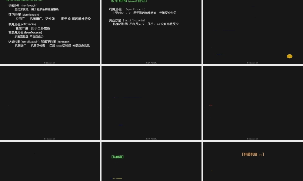 2022年医学专题—第三十七章人工合成抗菌药(1).ppt