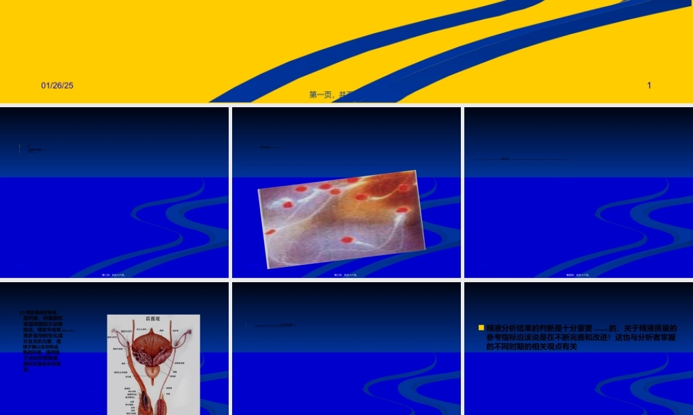 2022年医学专题—男性不育症原因之一男性少、弱精探索(1).ppt