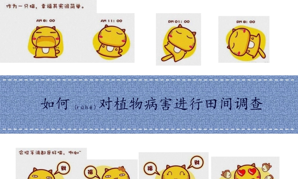 2022年医学专题—如何对植物病害进行田间调查.ppt