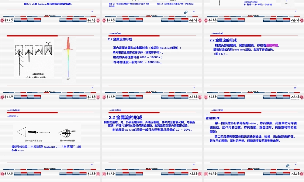 2022年医学专题—第5章-空心装药破甲弹(1).ppt