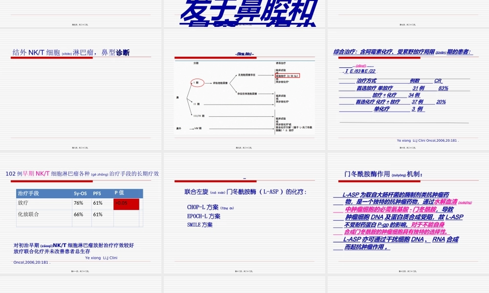 2022年医学专题—结外NKT细胞淋巴瘤-鼻型(1).ppt