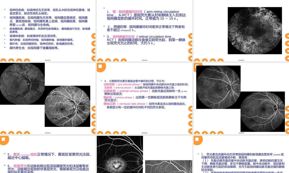 2022年医学专题—眼底血管造影.ppt