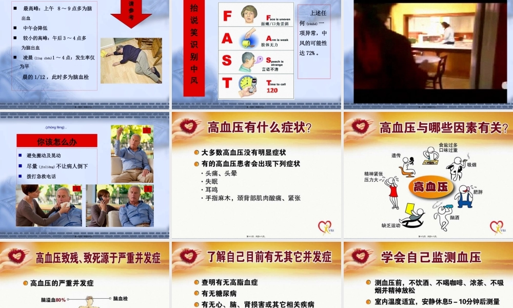 2022年医学专题—中老年人健康知识讲座-新冠社区2015(1).ppt