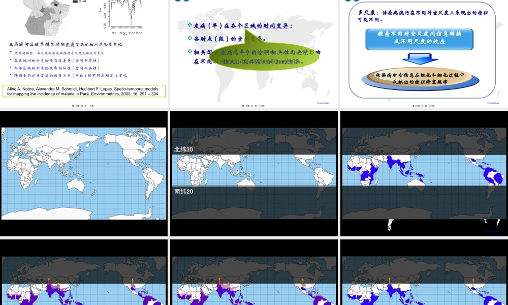 传染病监测数据时空分析及早期预警统计技术研究进展----湖南卫生监督网.pptx