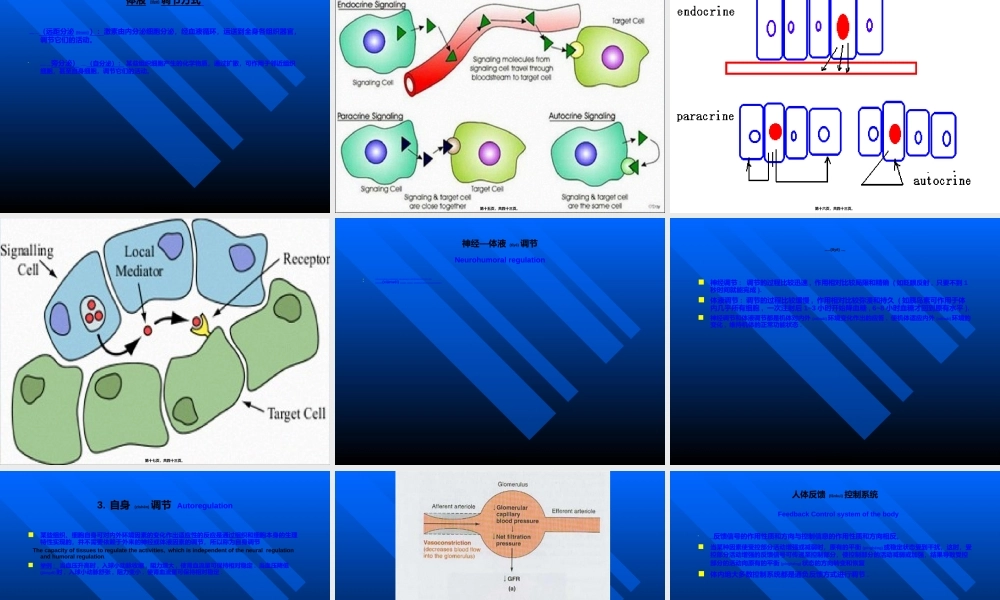 2022年医学专题—人体生理功能的调节(2013-5)资料.ppt