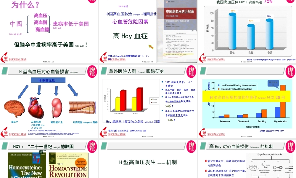 2022年医学专题—从最新《合理用药指南(第2版)》重新认识Hcy与心脑血管病.pptx