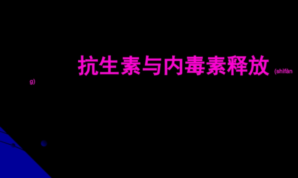 2022年医学专题—内毒素释放与抗生素.ppt