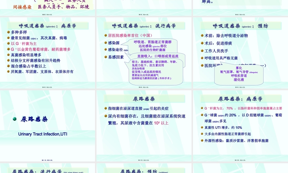 2022年医学专题—医院感染学-常见医院感染.ppt