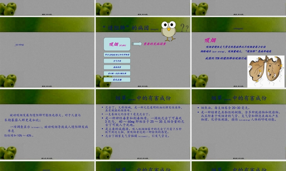 2022年医学专题—吸烟与慢阻肺.ppt