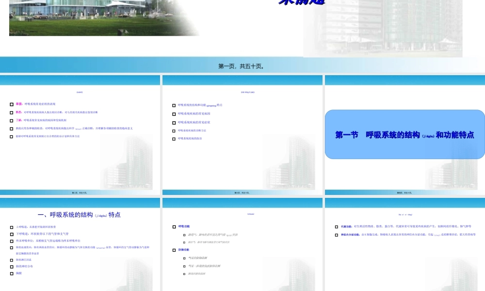 2022年医学专题—呼吸总论详解.ppt