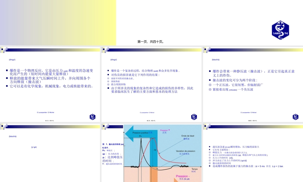 2022年医学专题—复-爆炸伤处理.ppt