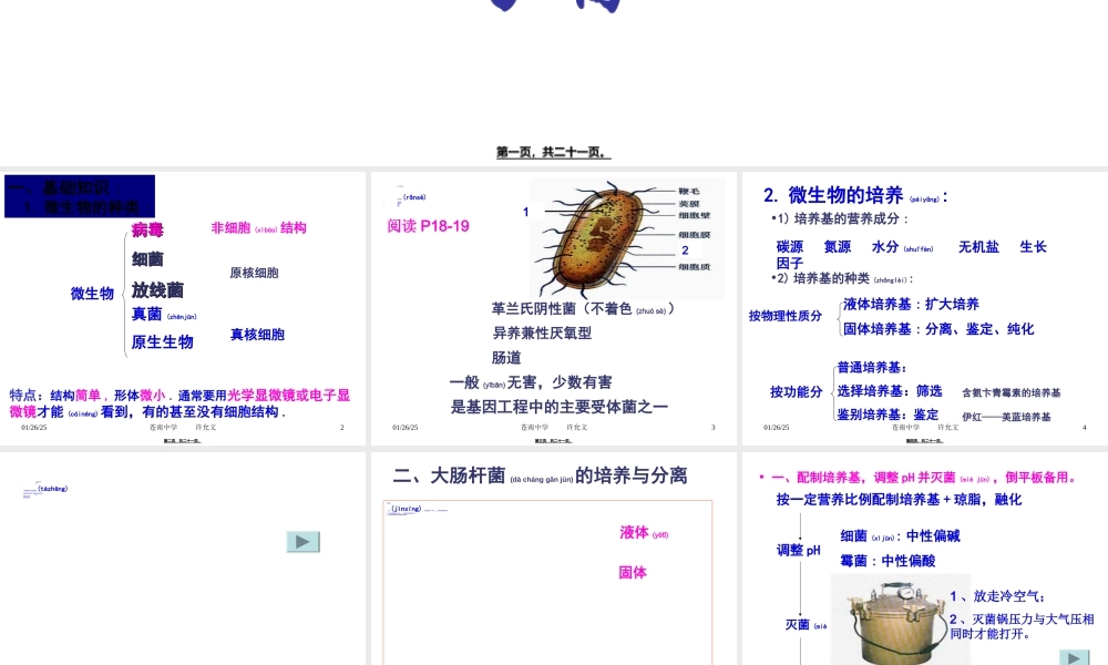 2022年医学专题—大肠杆菌的培养与分离.ppt