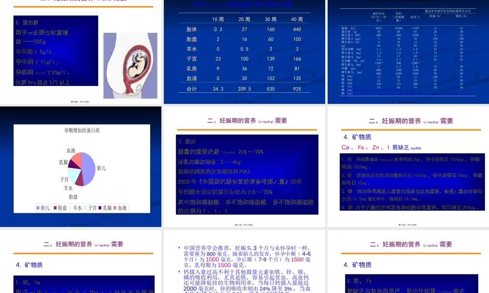 2022年医学专题—妊娠期妇女的营养和膳食.ppt