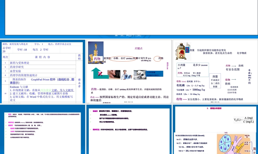 2022年医学专题—新药发现与筛选总论.ppt