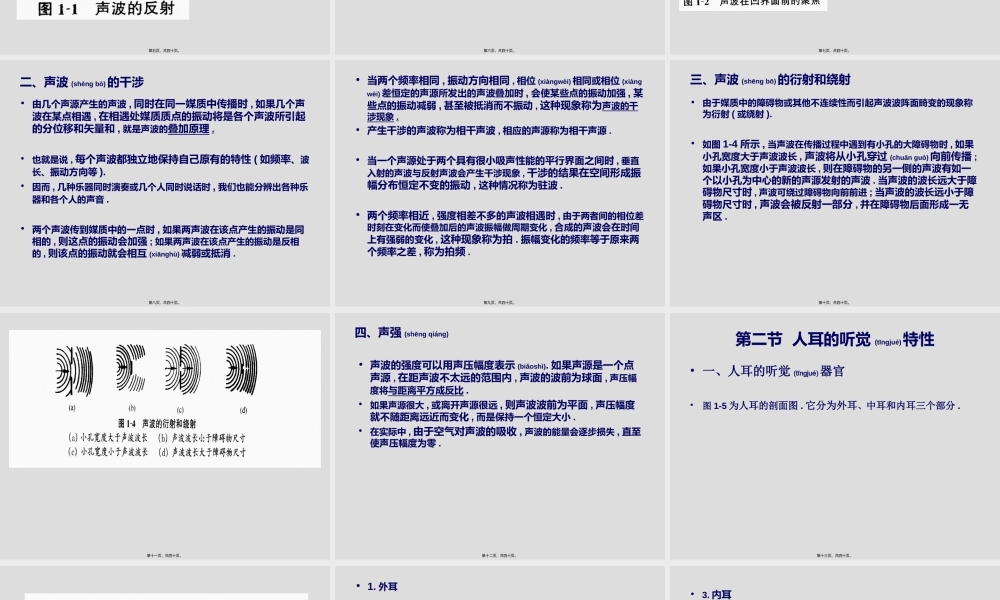 2022年医学专题—第一章-声波的传播特性及人耳的听觉特性.ppt