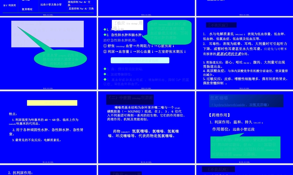 2022年医学专题—第二十四章---利尿药及脱水药.ppt