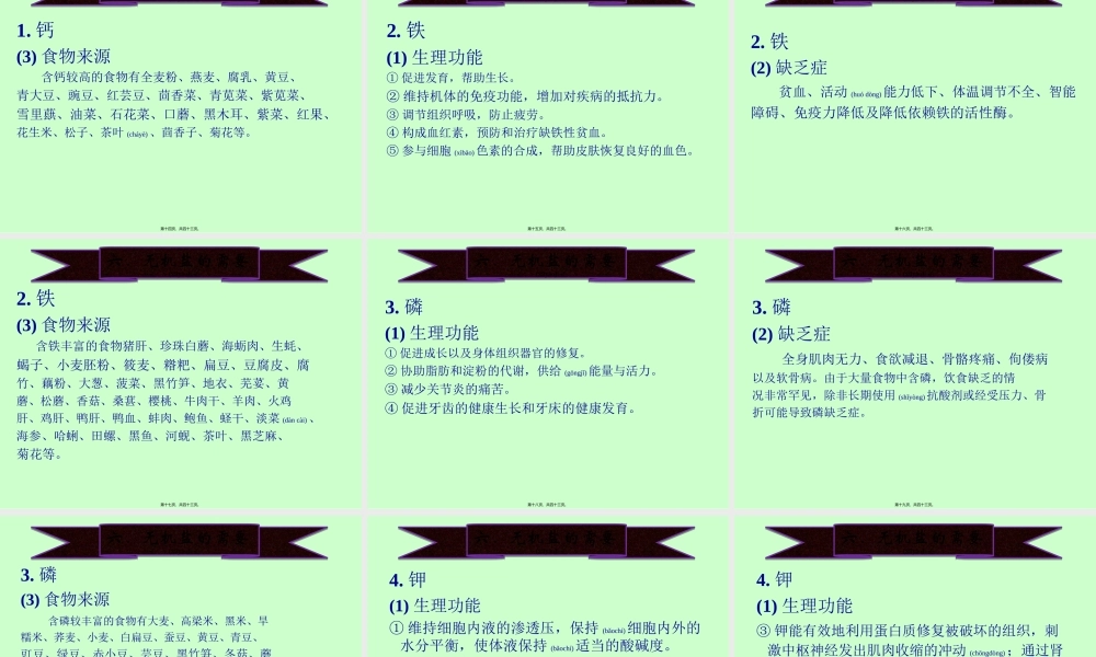 2022年医学专题—第二章人体必需的营养素第4讲..ppt