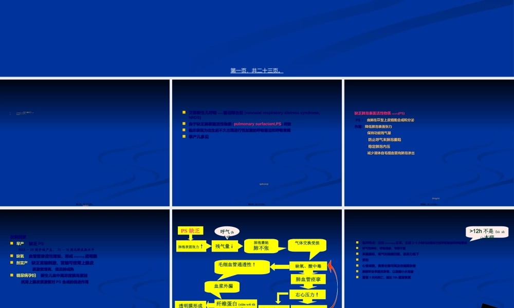 2022年医学专题—第八节-新生儿肺透明膜病.ppt