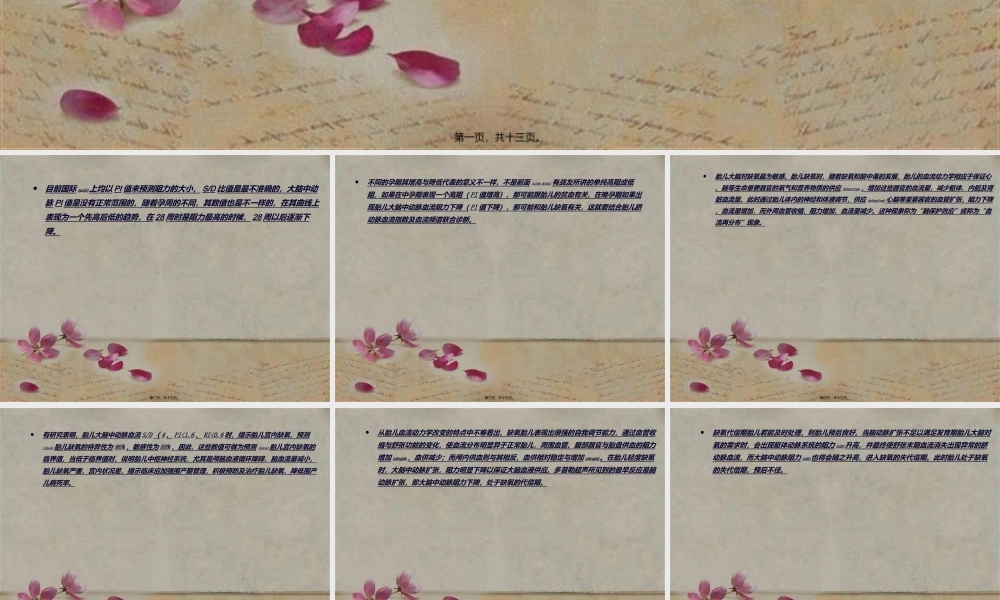 2022年医学专题—胎儿大脑中动脉的监测.ppt