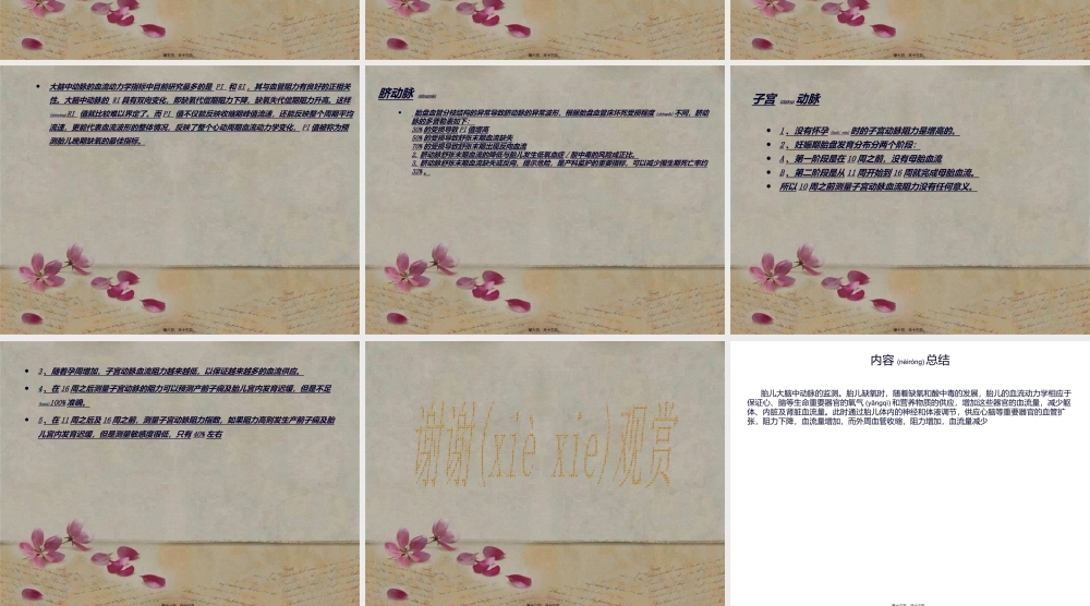 2022年医学专题—胎儿大脑中动脉的监测.ppt