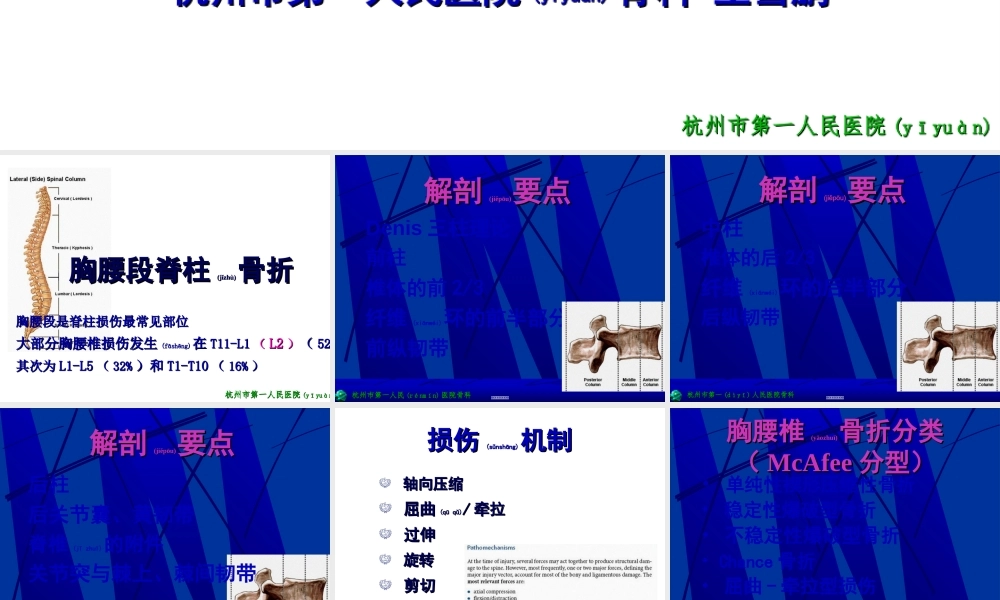 2022年医学专题—胸腰段脊柱骨折.ppt
