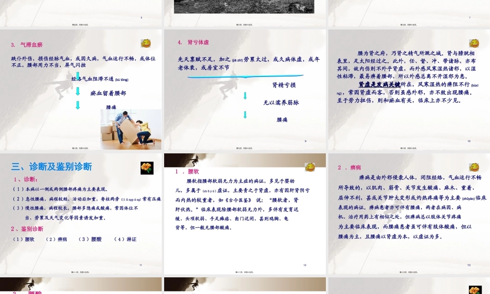 2022年医学专题—腰痛中成药详解.ppt