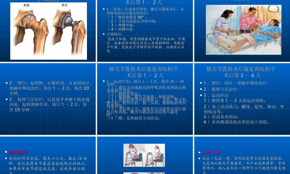 人工关节置换术后的康复.ppt