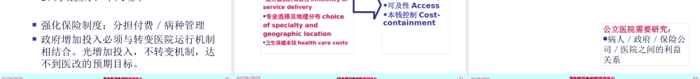 公立医院：医改的机遇和挑战-(-2007.pptx