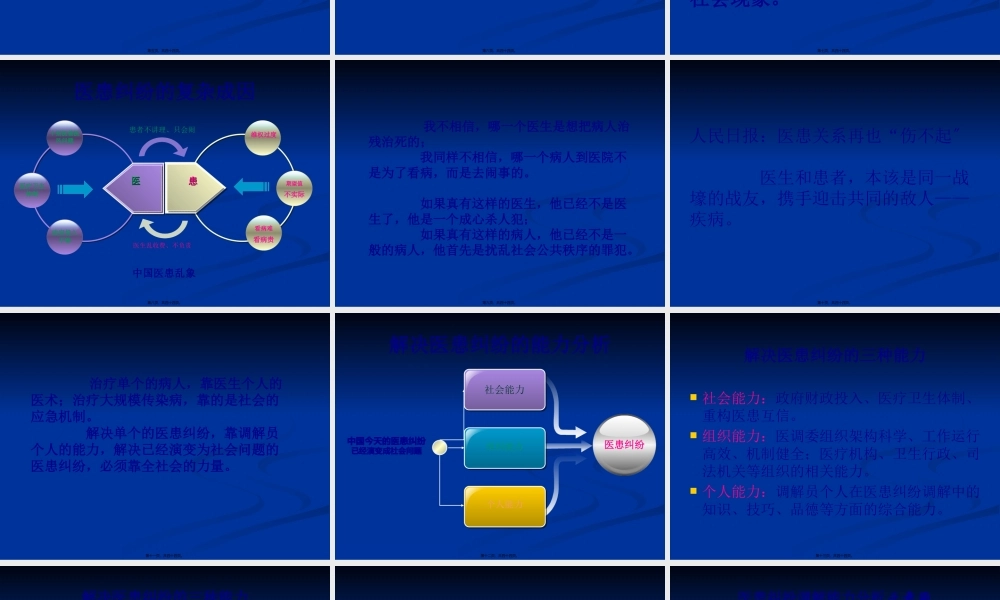 关于提高医患纠纷人民调解能力的一点认识(简).pptx