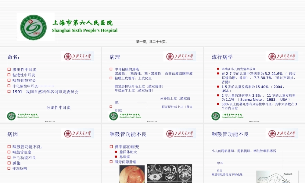 分泌性中耳炎中文.pptx