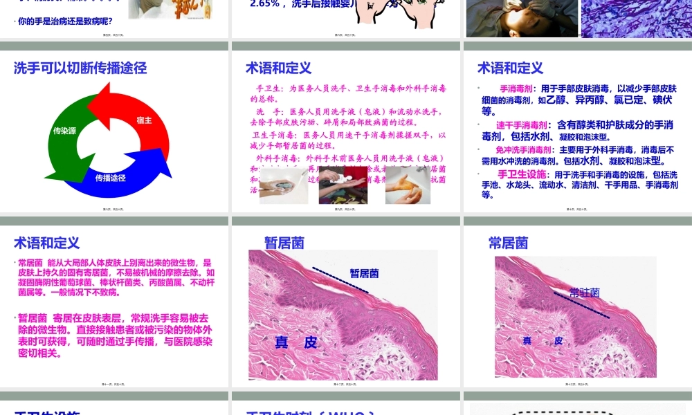 医务人员手卫生规范2016年8月.ppt
