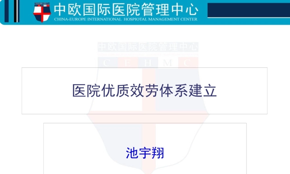 医院优质服务体系.pptx
