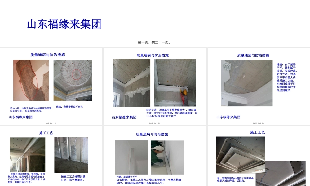 室内装饰--涂料质量通病.pptx