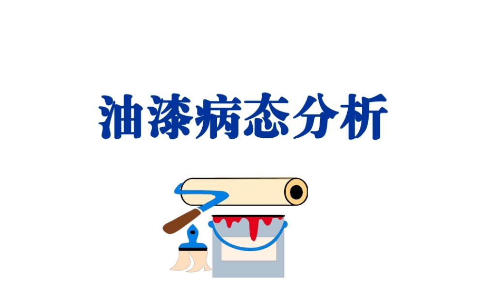 油漆病态分析.pptx