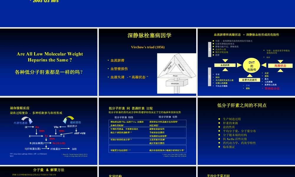 低分子肝素差异-刘建社主任讲稿指南.ppt