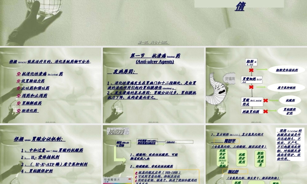 2022年医学专题—急诊及危重症、急性中毒及消化系统用药.ppt