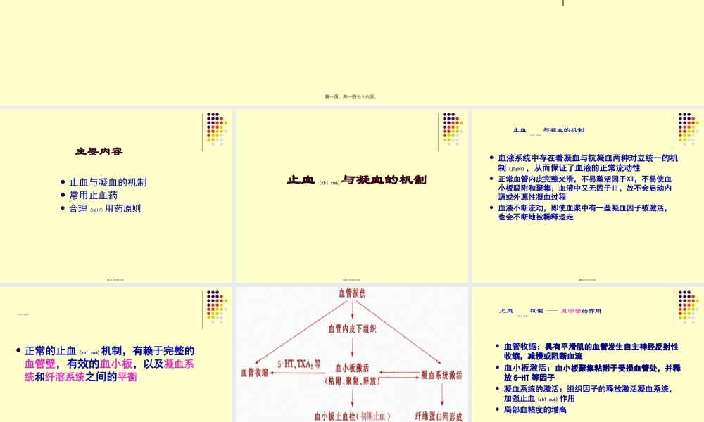 2022年医学专题—止血与抗凝.ppt