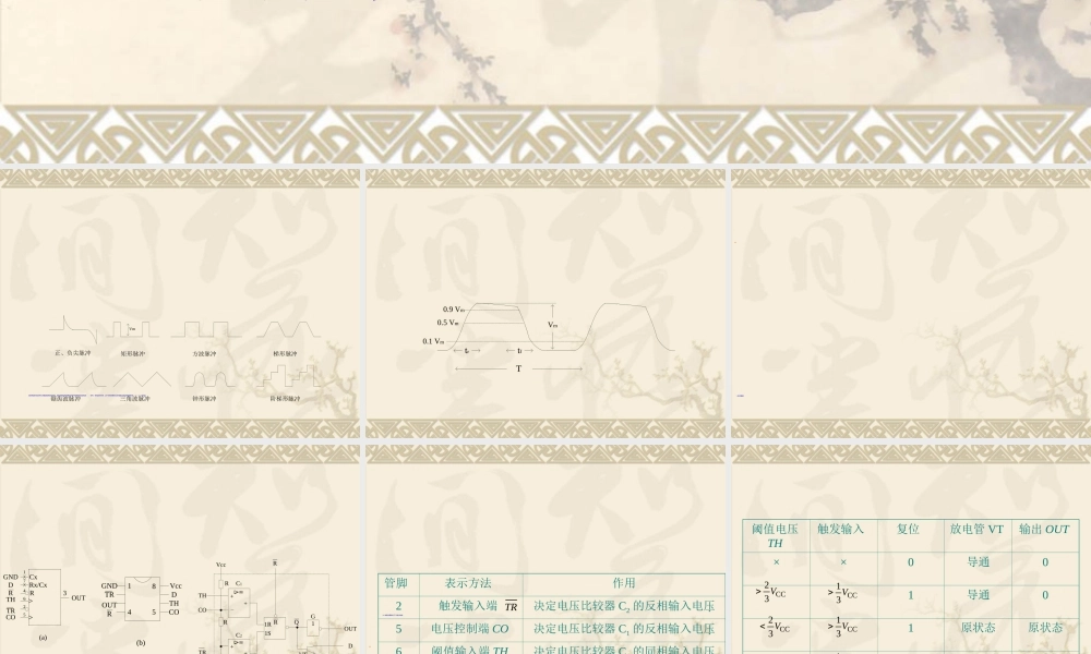 2022年医学专题—第6章--脉冲信号的产生与变换资料.ppt