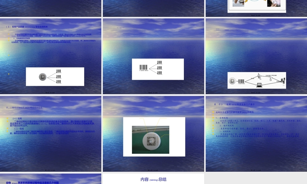 2022年医学专题—动物标识及疫病可追溯体系概述ppt.ppt