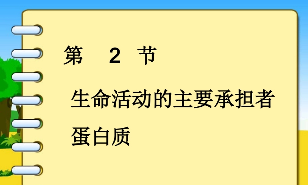 必修一2.2蛋白质-(共35张PPT).ppt