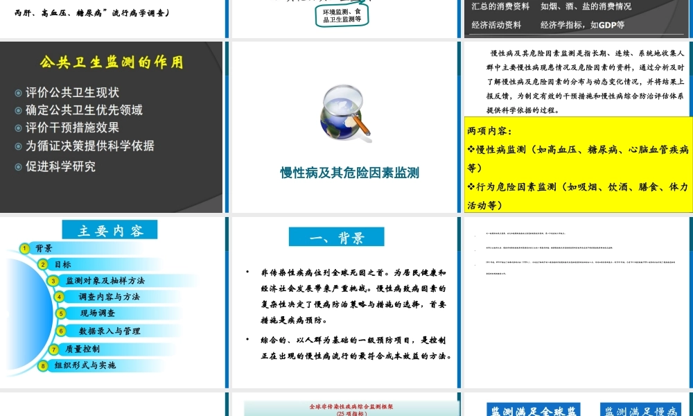 慢性病及其危险因素监测技术.ppt