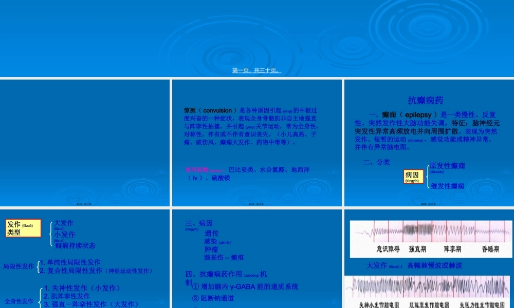 2022年医学专题—抗惊厥和抗癫痫药.ppt
