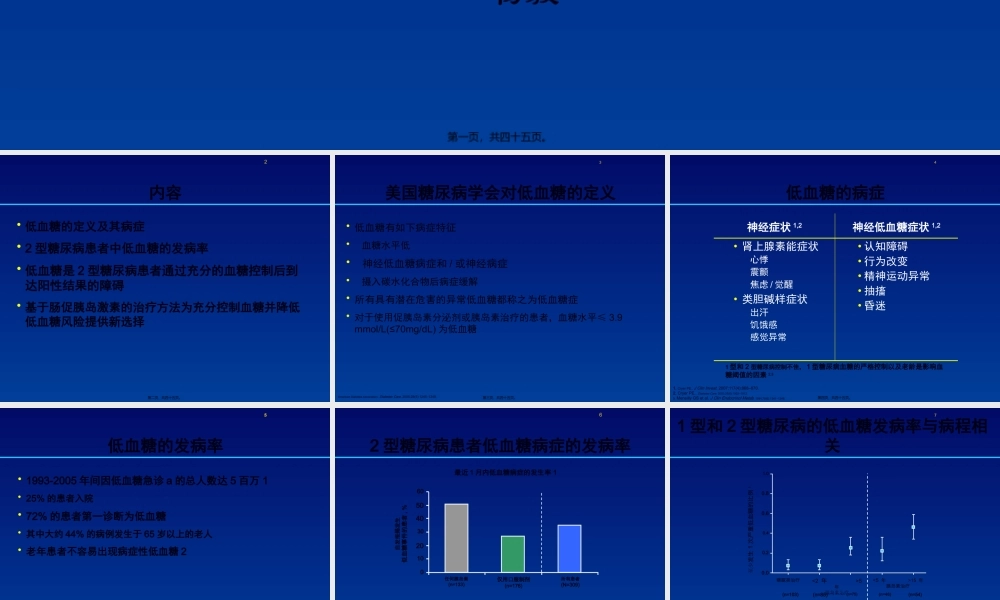 低血糖对2型糖尿病患者的影响.pptx