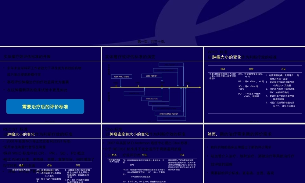 实体瘤疗效评估方法进展--mRECIST标准.pptx