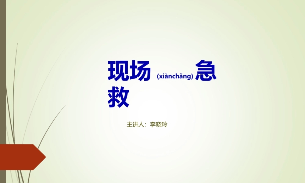 2022年医学专题—现场急救-理论、心肺复苏、创伤处理、骨折处理.ppt