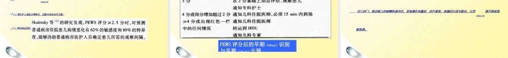 2022年医学专题—儿科患儿早期预警评分的应用.ppt